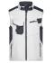Unisex Workwear Softshell Vest - STRONG - Wit/carbon 8309