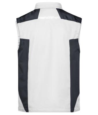 Unisex Workwear Softshell Vest - STRONG - Wit/carbon 8309