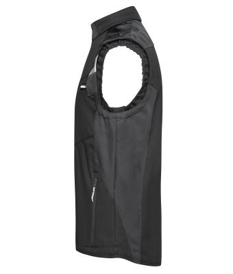 Unisex Workwear Softshell Vest - STRONG - Zwart/zwart 8309