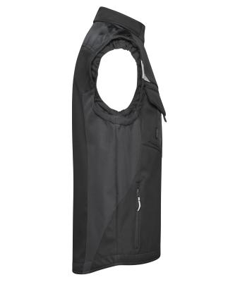 Unisex Workwear Softshell Vest - STRONG - Zwart/zwart 8309