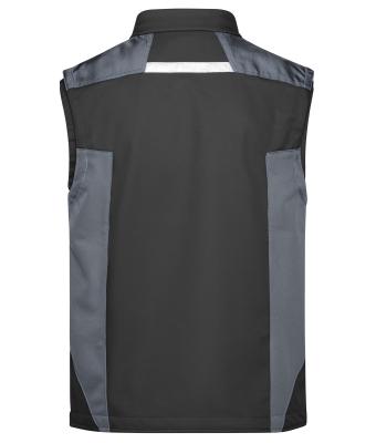 Unisex Workwear Softshell Vest - STRONG - Zwart/carbon 8309