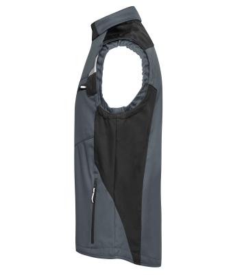Unisex Workwear Softshell Vest - STRONG - Carbon/zwart 8309