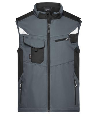 Unisex Workwear Softshell Vest - STRONG - Carbon/zwart 8309