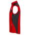 Unisex Workwear Softshell Vest - STRONG - Rood/zwart 8309