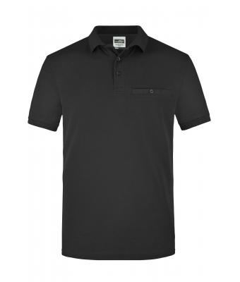 Men Men's Workwear Polo Pocket Black 8402