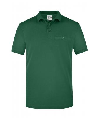 Herren Men´s Workwear Polo Pocket Dark-green 8402