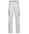 Unisexe Pantalon workwear - COLOR - Blanc/royal 8524