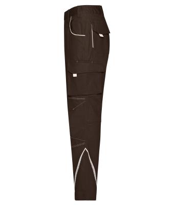 Unisexe Pantalon workwear - COLOR - Marron/pierre 8524