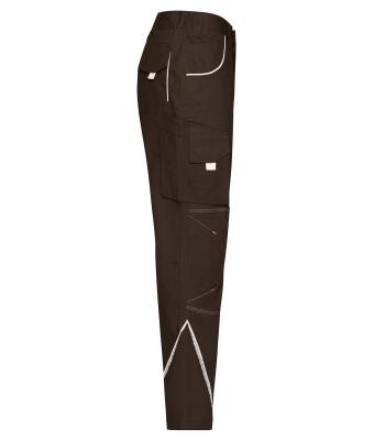 Unisexe Pantalon workwear - COLOR - Marron/pierre 8524