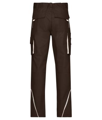 Unisexe Pantalon workwear - COLOR - Marron/pierre 8524