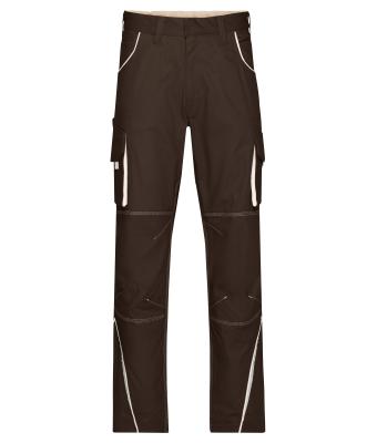 Unisexe Pantalon workwear - COLOR - Marron/pierre 8524