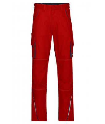 Unisexe Pantalon workwear - COLOR - Rouge/marine 8524