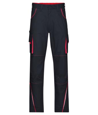 Unisex Workwear Pants - COLOR - Carbon/rood 8524