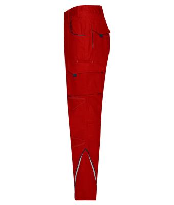 Unisex Workwear Pants - COLOR - Rood/navy 8524