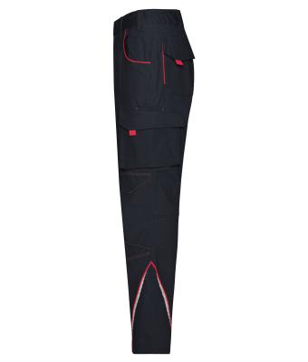 Unisex Workwear Pants - COLOR - Carbon/red 8524