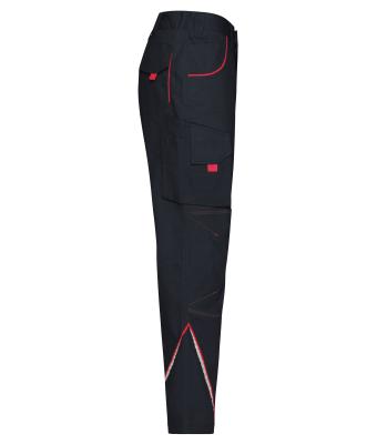 Unisex Workwear Pants - COLOR - Carbon/red 8524
