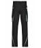 Unisex Workwear Pants - COLOR - Black/lime-green 8524