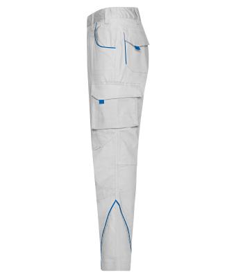Unisex Workwear Pants - COLOR - Wit/royal 8524