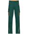 Unisex Workwear Pants - COLOR - Dongergroen/oranje 8524