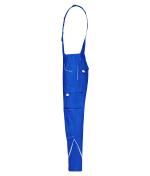 Unisexe Pantalon workwear à bretelles - COLOR - Royal/blanc 8525