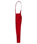 Unisexe Pantalon workwear à bretelles - COLOR - Rouge/marine 8525