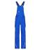 Unisex Workwear Pants with Bib - COLOR - Royal/wit 8525