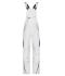 Unisex Workwear Pants with Bib - COLOR - Wit/royal 8525