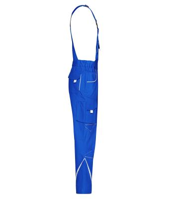 Unisex Workwear Pants with Bib - COLOR - Royal/wit 8525