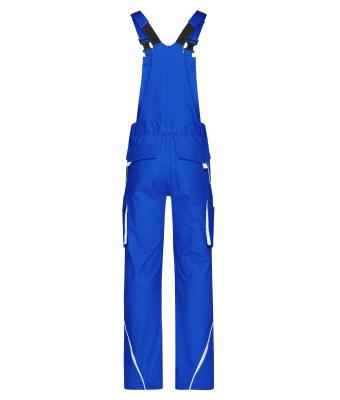 Unisex Workwear Pants with Bib - COLOR - Royal/wit 8525