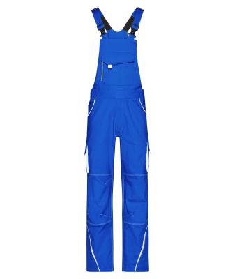 Unisex Workwear Pants with Bib - COLOR - Royal/wit 8525
