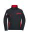 Unisexe Veste workwear - COLOR - Carbone/rouge 8526
