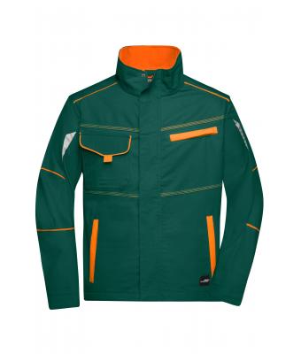 Unisexe Veste workwear - COLOR - Vert-foncé/orange 8526