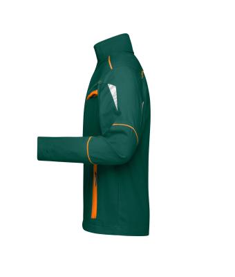 Unisex Workwear Jacket - COLOR - Dark-green/orange 8526