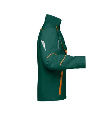 Unisex Workwear Jacket - COLOR - Dark-green/orange 8526