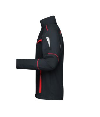 Unisex Workwear Jacket - COLOR - Carbon/rood 8526
