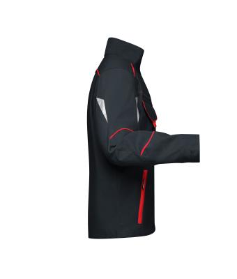 Unisex Workwear Jacket - COLOR - Carbon/rood 8526