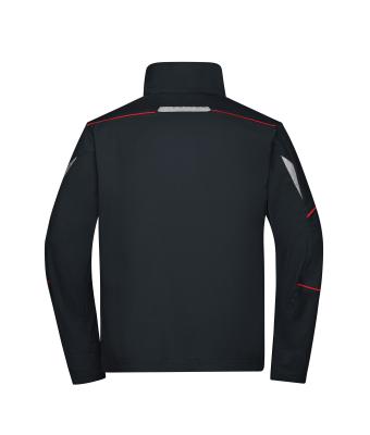 Unisex Workwear Jacket - COLOR - Carbon/rood 8526