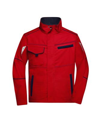 Unisex Workwear Jacket - COLOR - Rood/navy 8526