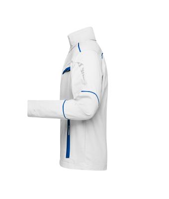 Unisex Workwear Jacket - COLOR - Wit/royal 8526