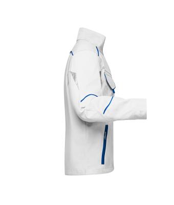 Unisex Workwear Jacket - COLOR - Wit/royal 8526