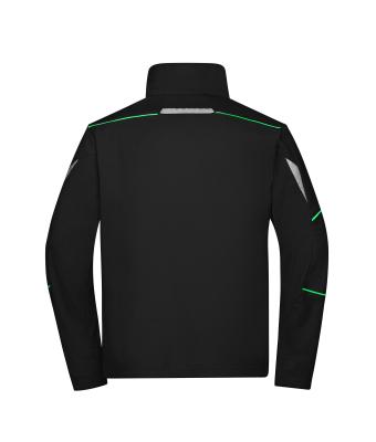 Unisex Workwear Jacket - COLOR - Zwart/lime 8526