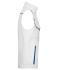 Unisexe Bodywarmer workwear - COLOR - Blanc/royal 8527