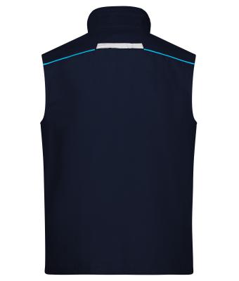Unisexe Bodywarmer workwear - COLOR - Marine/turquoise 8527