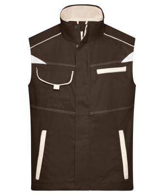 Unisex Workwear Vest - COLOR - Bruin/steen 8527