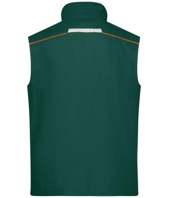 Unisex Workwear Vest - COLOR - Dongergroen/oranje 8527