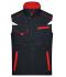 Unisex Workwear Vest - COLOR - Carbon/red 8527