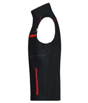 Unisex Workwear Vest - COLOR - Carbon/rood 8527