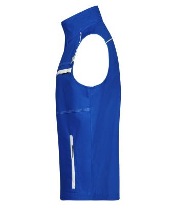 Unisex Workwear Vest - COLOR - Royal/wit 8527