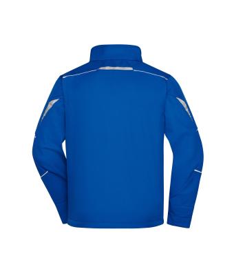 Unisexe Veste workwear softshell - COLOR - Royal/blanc 8528