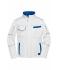 Unisexe Veste workwear softshell - COLOR - Blanc/royal 8528